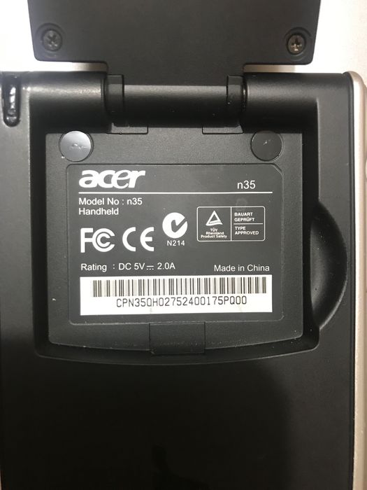 Acer N35 pocket pc с GPS