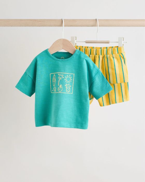 Детски комплект Next тениска и панталонки