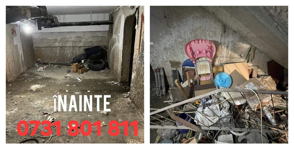 Curățenie subsol și inlocuire conducte