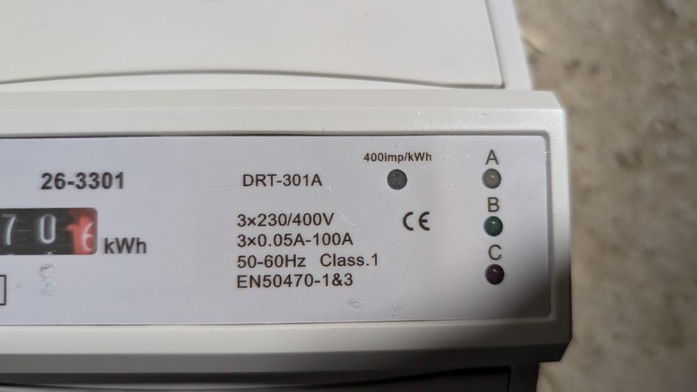 Contor trifazat modular - DRT-301A