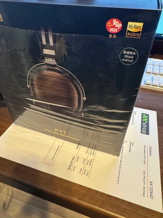 Casti Hi-Fi Fiio FT1 / ca noi/ garantie Ro 2 ani avshop