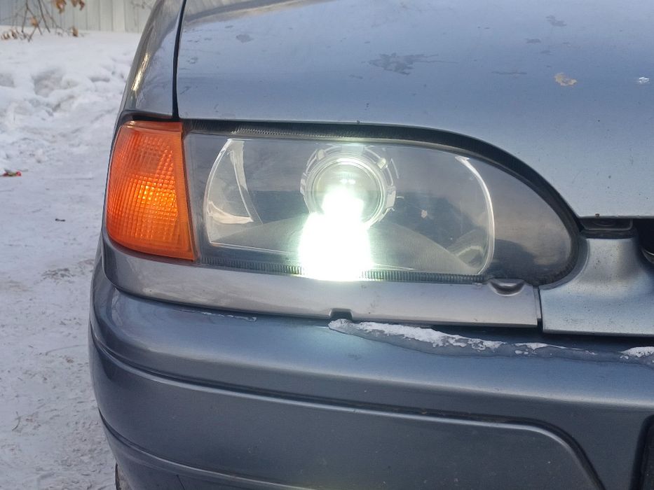 Фары ваз 2114 , установлены линзы