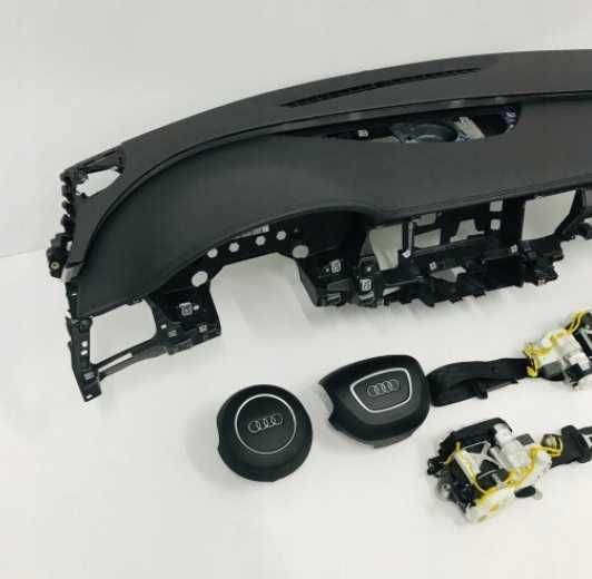 Audi A8 d4 4h plansa de bord kit airbag volan pasager set centuri