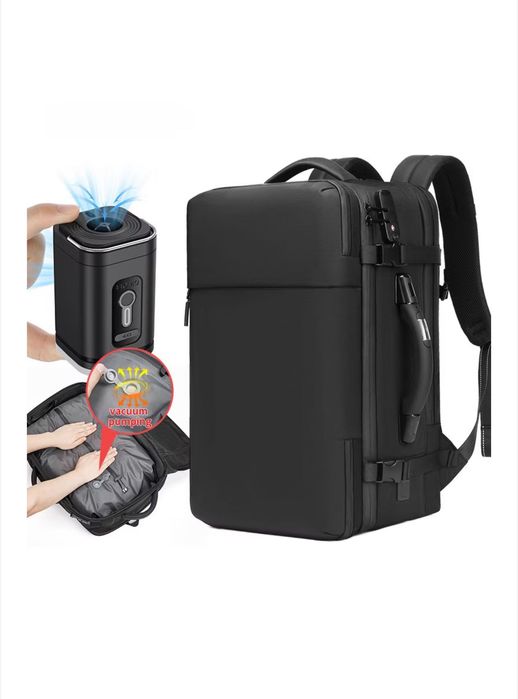 Нова раница с вакуум, с етикети