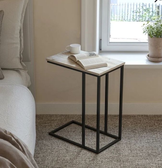 Столик лофт прикроватный