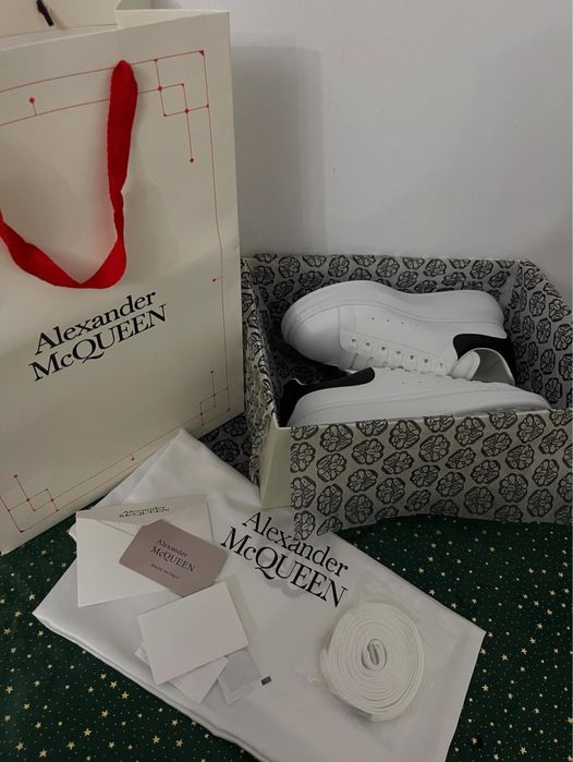 Alexander McQueen White Black Premium Quality