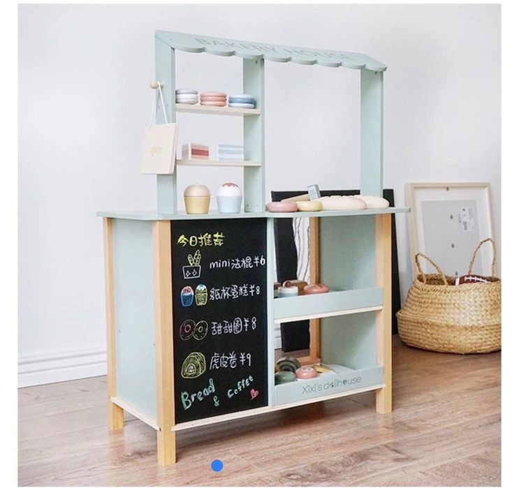 Детска дървена кухня с аксесоари