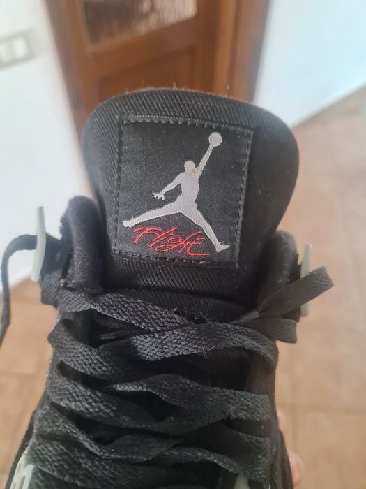 Jordan 4 black canvas