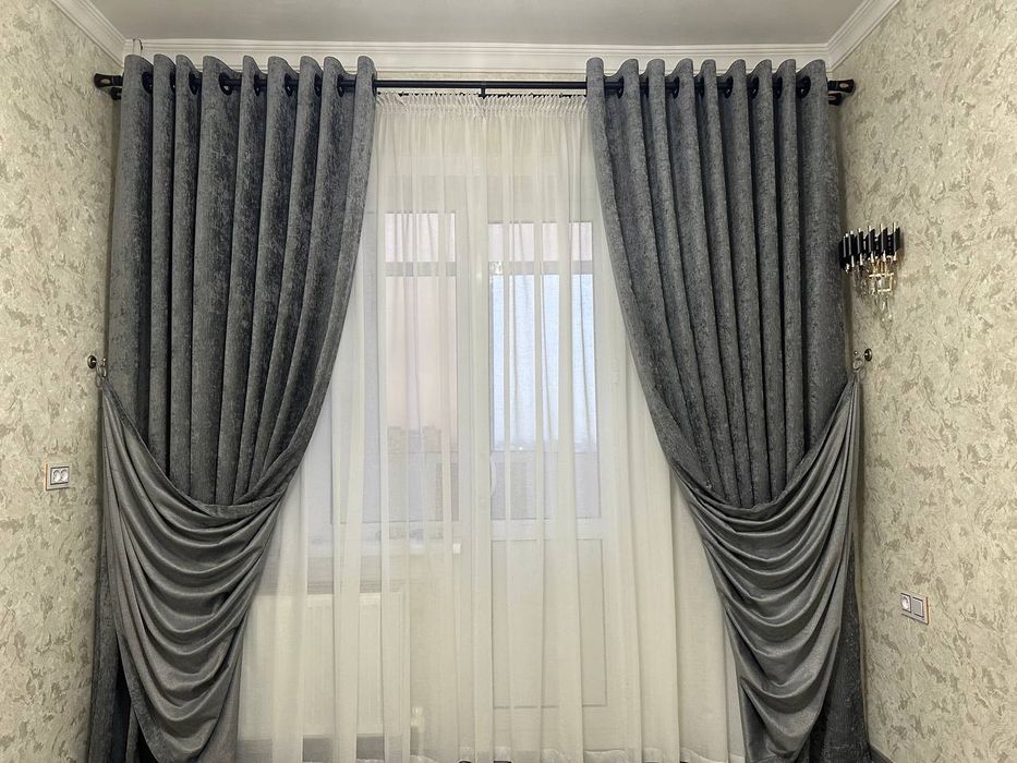 Тайёр тикилган парда (янги ишлатилмаган)