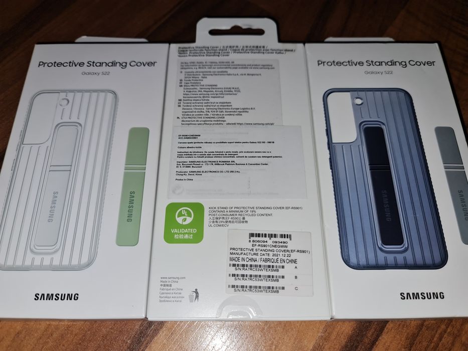 Husa antisoc originala Samsung Protective Standing Cover S22 S901