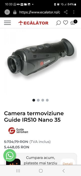 Camera termoviziune Guide IR510 NANO N2