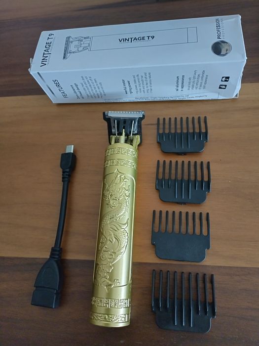 Оригинална професионална машинка за подстригване с приставки