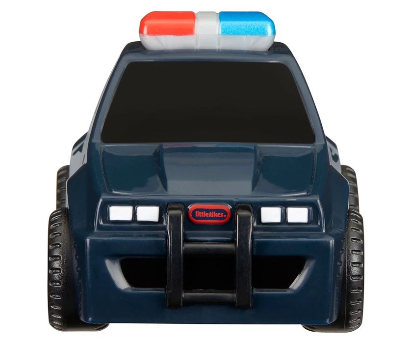 Луди и бързи колички Little Tikes, серия 7, синя с пламъци и полиция и