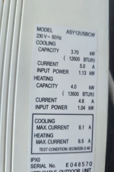 Vând aer conditionat Fujitsu, SH ,cu montaj inclus