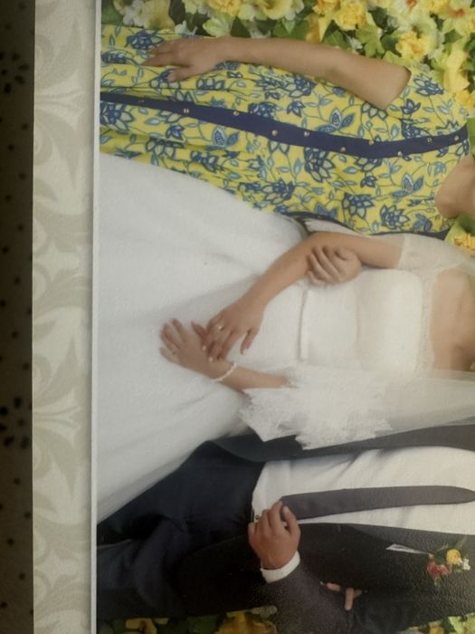 свадебное платье невесты+фата+подюбник