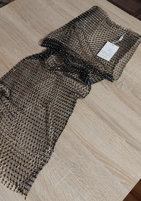 Плажна туника  с камъчета