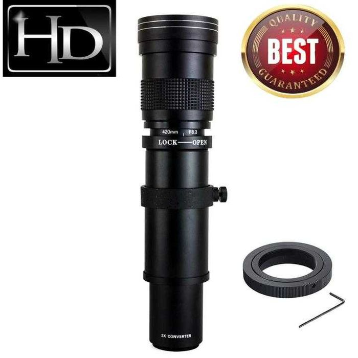 Super telefoto zoom linzalari (JIN TU) 420-800mm f/8.3-16 Platinum HD