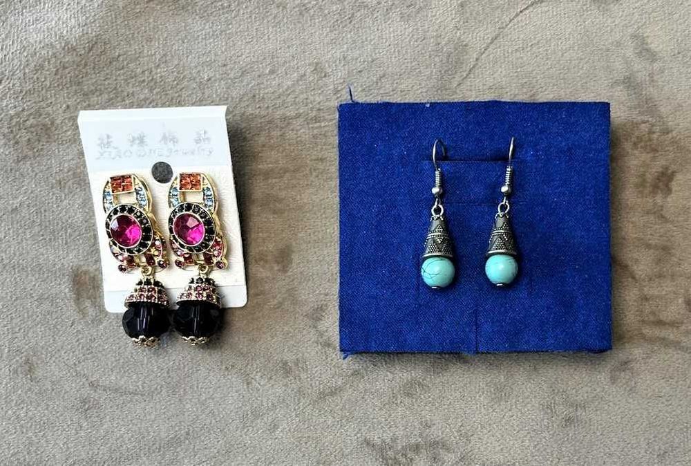 Элегантные новые и винтажные серьги