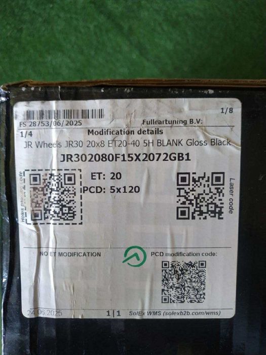 Джанти JR30 20 5x120 ET 20-40 Спорт Пакет