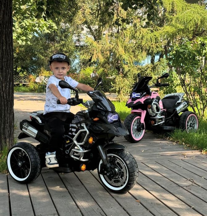 Детский электромотоцикл с подсветкой колес | Новое в упаковке!