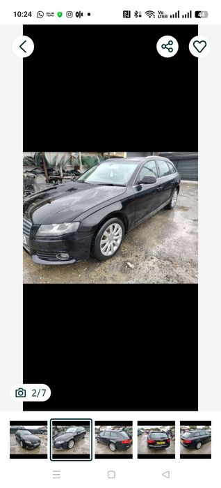 Piese motor cutie punte ușa aripa kit injecție haion audi A4 b8 2009