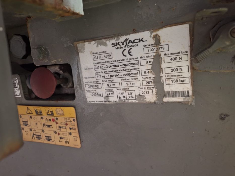Nacela SKYJACK SJIII 4632 12m