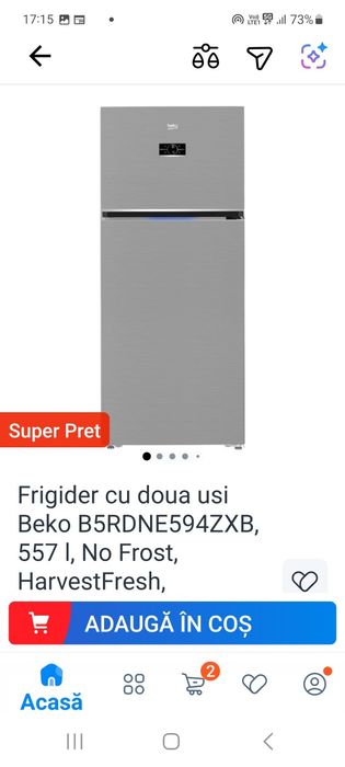 Vând frigider aproape nou