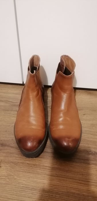 Дамски боти от естествена кожа  37 номер