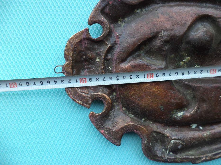 Aplica ornament panoplie veche metal vand - schimb