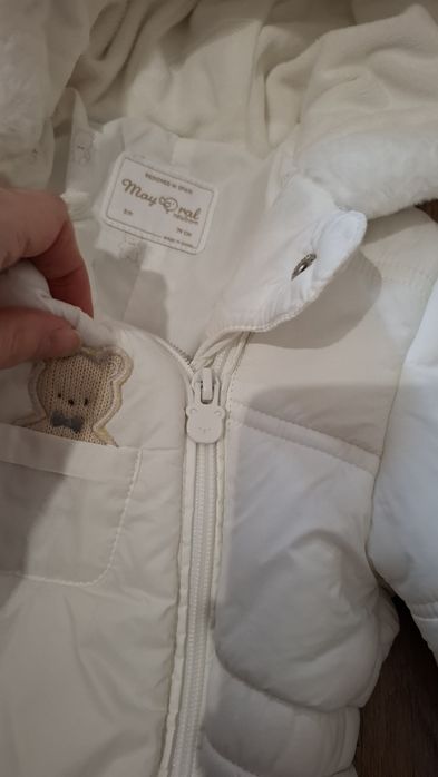 Бебешки зимен космонавт в бял цвят Mayoral