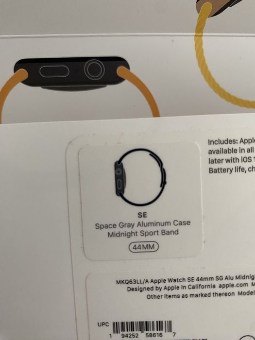 Смарт часы Apple Watch SE GREY 44 mm