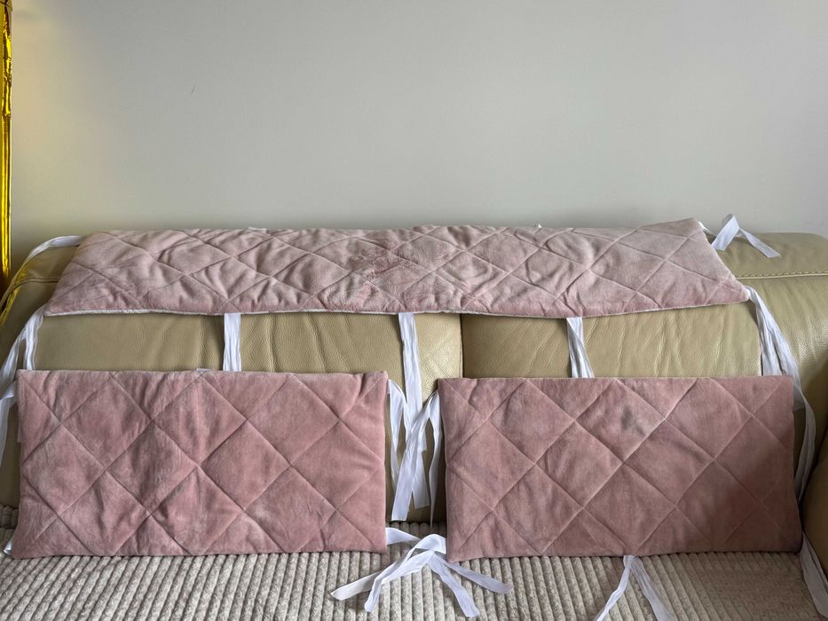 Set 3 aparatori matlasate patut 120x60 cm