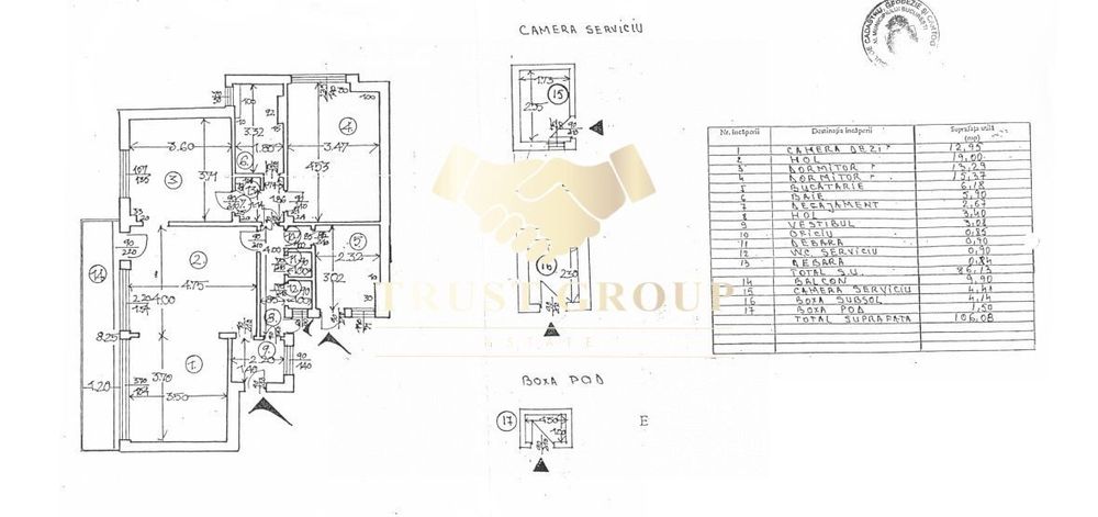 Apartament 4 camere Dacia | Lift | Fara risc seismic | Boxa