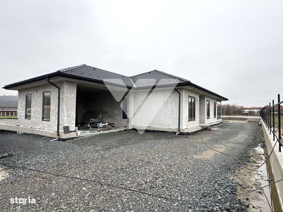 Casa individuala 4 camere pe un singur nivel teren 855 mp Vestem Sibiu