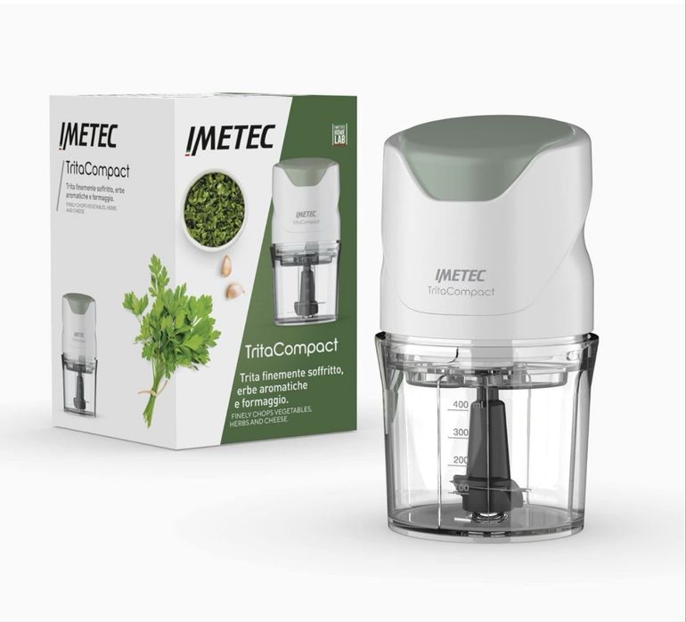 Lame din oțel inoxidabil Imetec TritaCompact, capacitate recipient 400 ml, compacte, 350 W