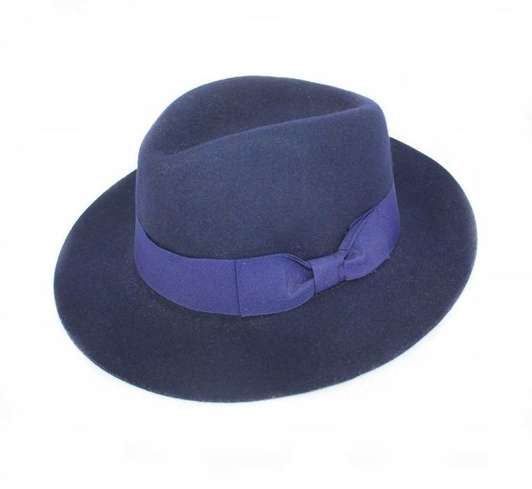 Palarie din fetru "MJ" neagra sau bleumarine (vezi toate pozele)