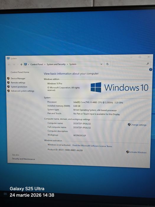 Vând calculator Gaming Intel core I7 6700K  Octa  Core  ddr4