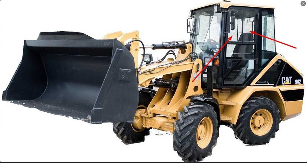 Parbriz/Geam/Luneta pt Caterpillar CAT902,CAT906,CAT908