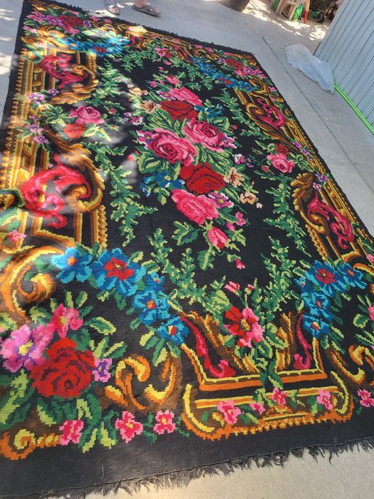 Ковёр шерстяной, ручная работа