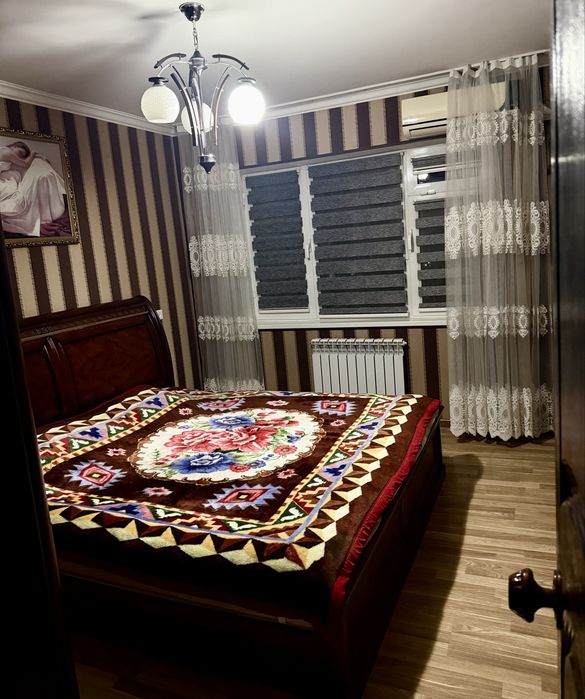 Сдаётся трёхкомнатная квартира на долгий срок