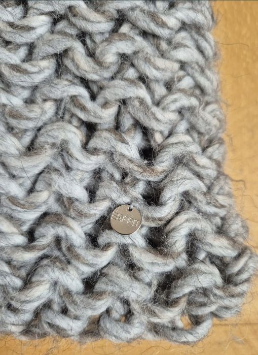 Eşarfă Circulară / Guler Tricotat Esprit, Lână + Alpaca, Made in Italy