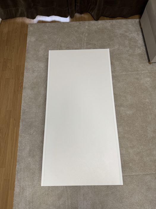Masa de Cafea Alb Lucios - 120 x 60 x 50