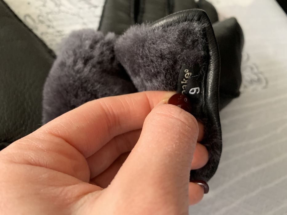 Перчатки мужские кожаные