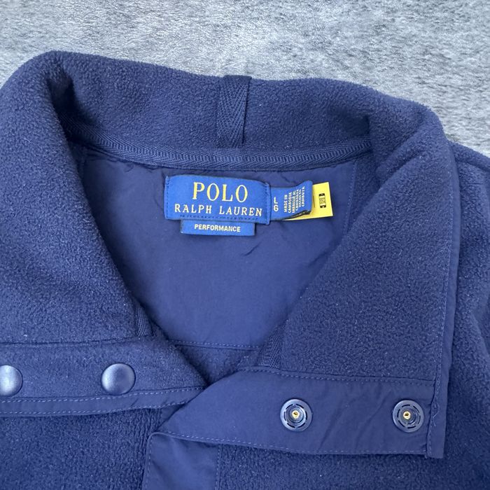 Polar Polo Ralph Lauren Performance bleumarin fleece pulover mărimea L