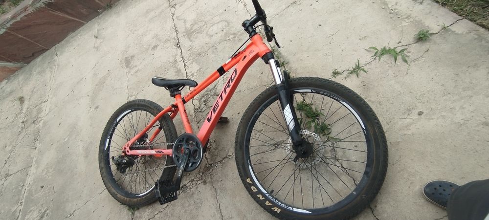 Велосипед ветро оранжевый