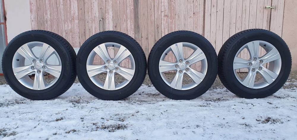 Jante aliaj originale kia pe 17.cu cauciucuri noi noute de iarna
