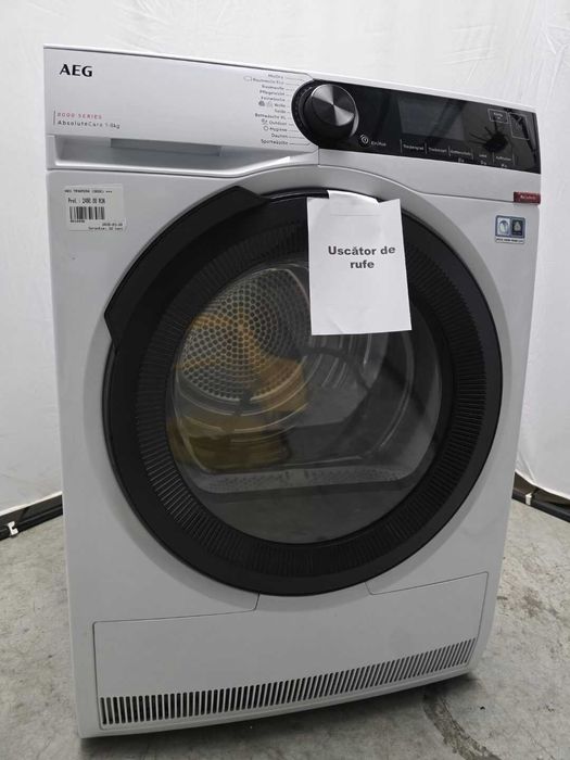Uscator AEG 8KG Clasa A Heat Pump AbsoluteCare Seria 8000 Garantie