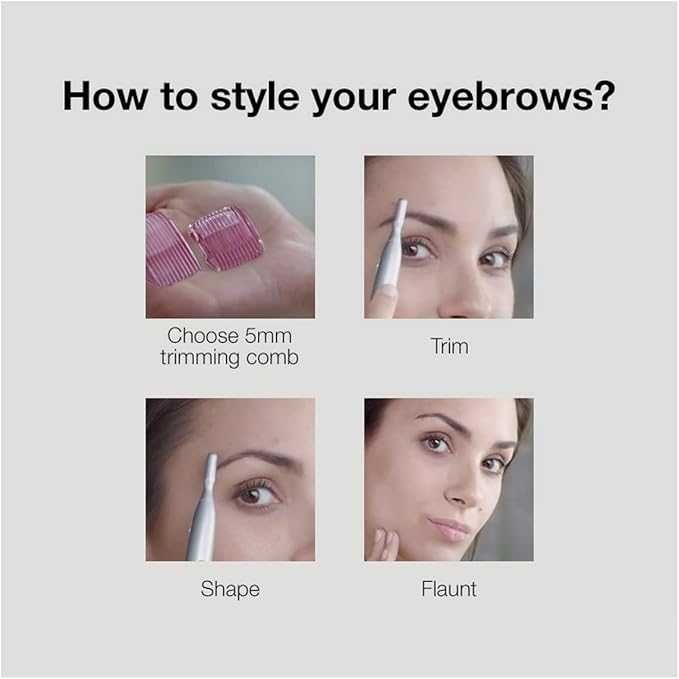 Прецизен тример Braun Silk-Epil FG1100, розов, за бикини линия