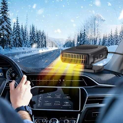 Нов 200W 12V отоплител за кола кемпер с демистер и 360° въздушен поток