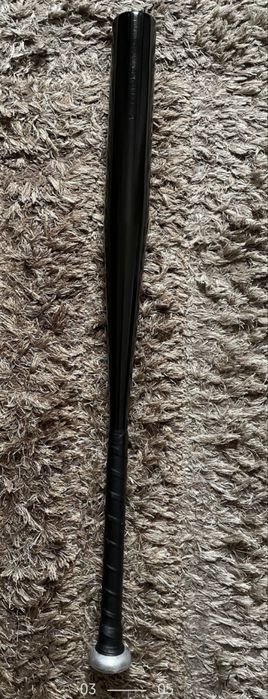 Bata de baseball din aluminiu negru